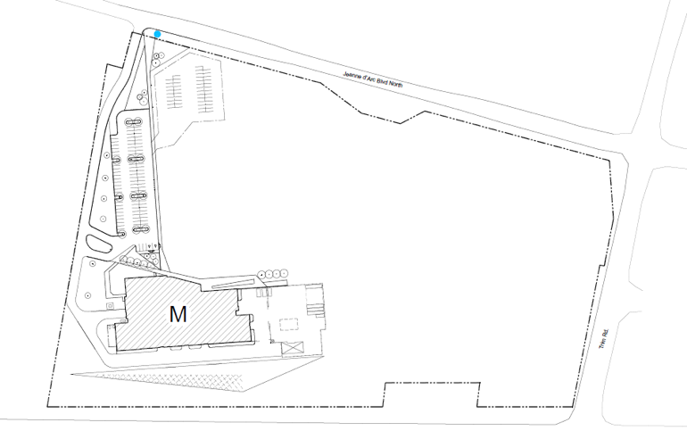 plan du campus d'Orleans