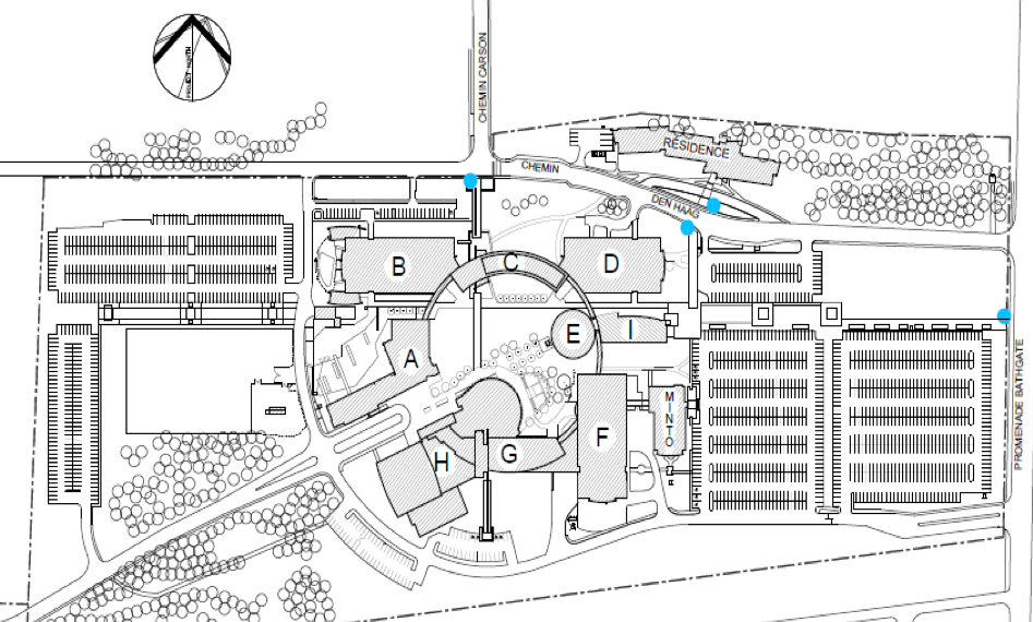 Plan du campus d'Ottawa