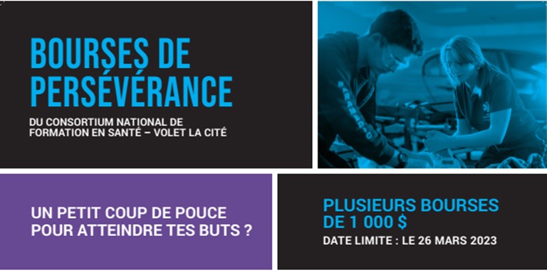 Des bourses de 1 000$ pour les étudiants des programmes CNFS!